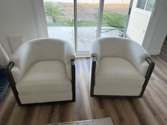 White Swivel Chairs
