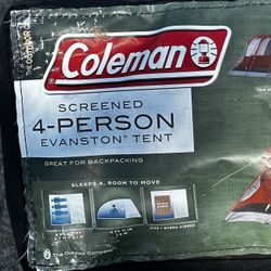Coleman Tent 4 Person Evanston