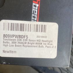 D3S  8000K Xenoon Torch beam HID  Headlights 
