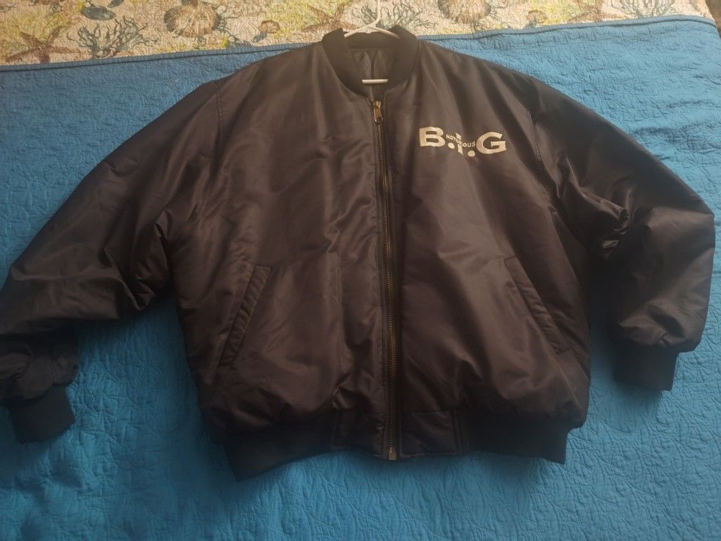 Biggie Smalls Notorious Bomber Jacket Sale For $85