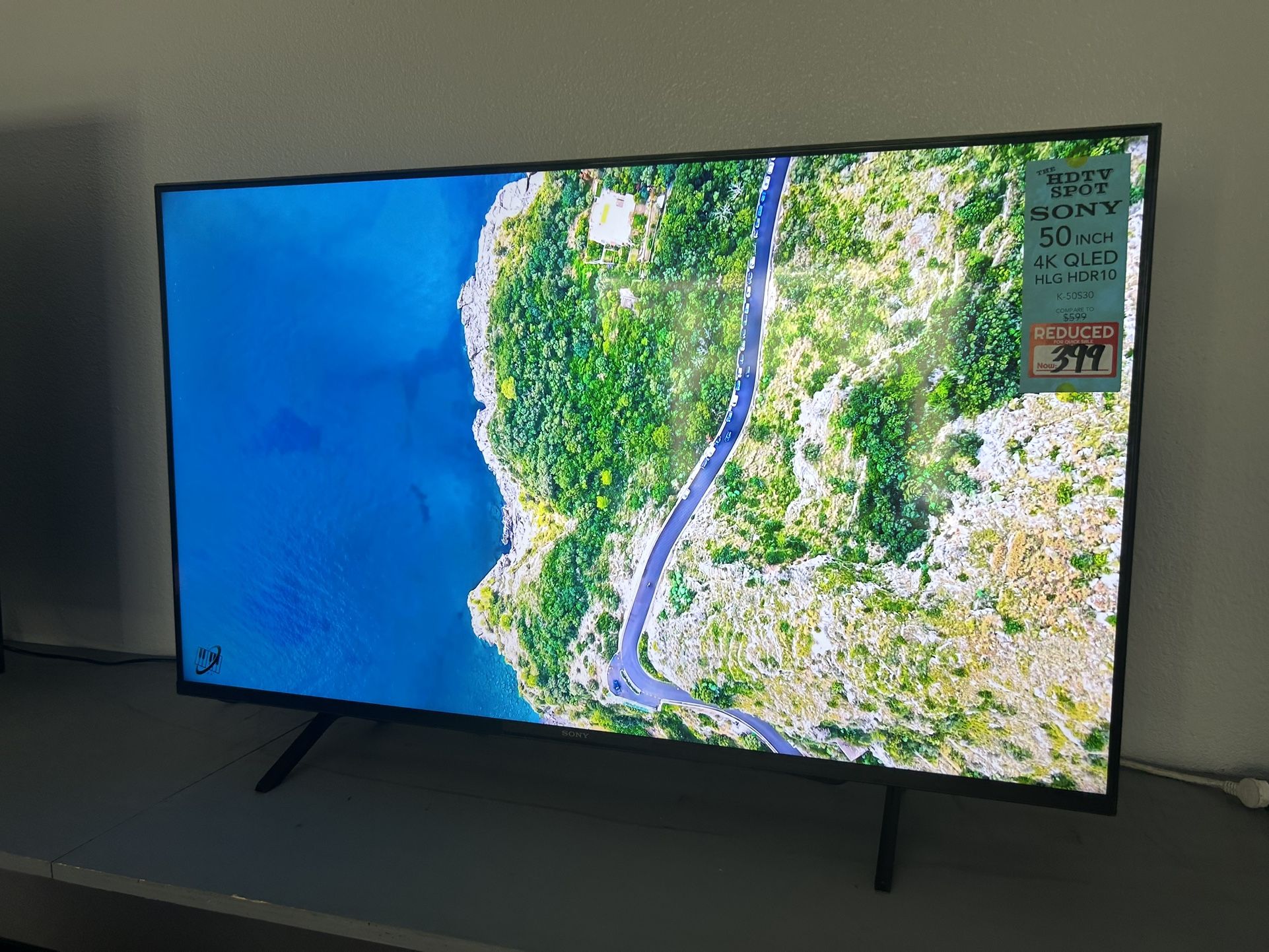 Sony 50 Inch Class 4K Ultra HD BRAVIA LED Smart TV with Google