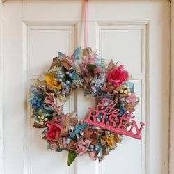 He Is Risen Wreath 