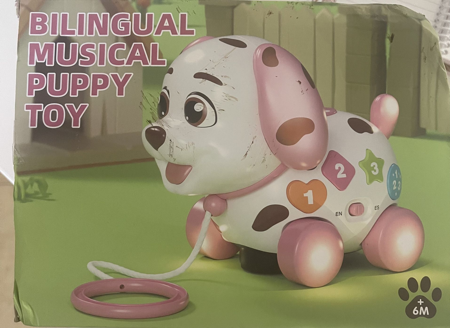 Bilingual Musical Puppy Toy