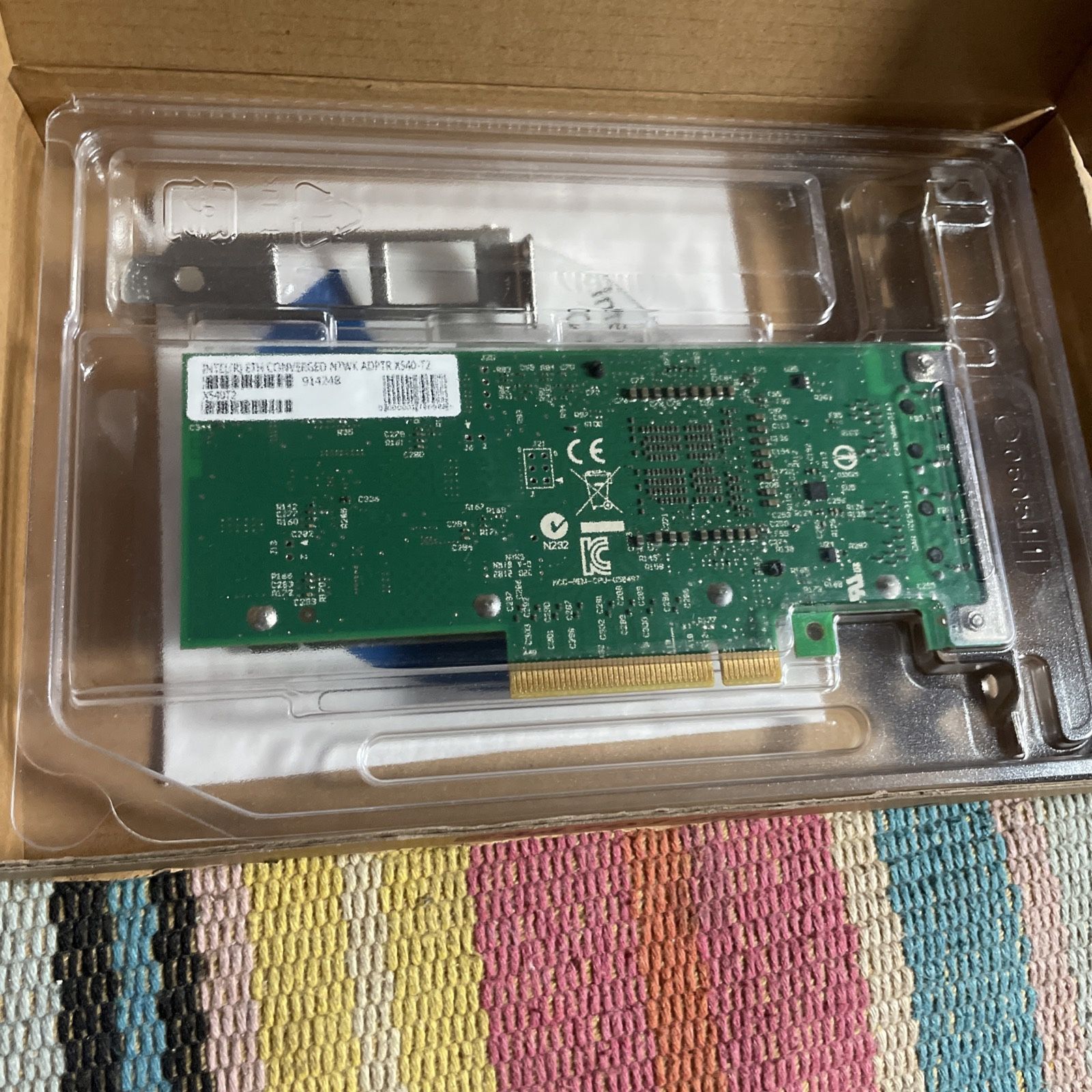 New INTEL X540-T2 Ethernet Adapter Dual Port 10Gbps