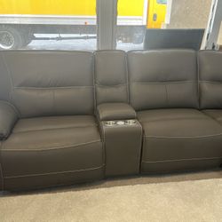 Leather Substitute Recliner Seats