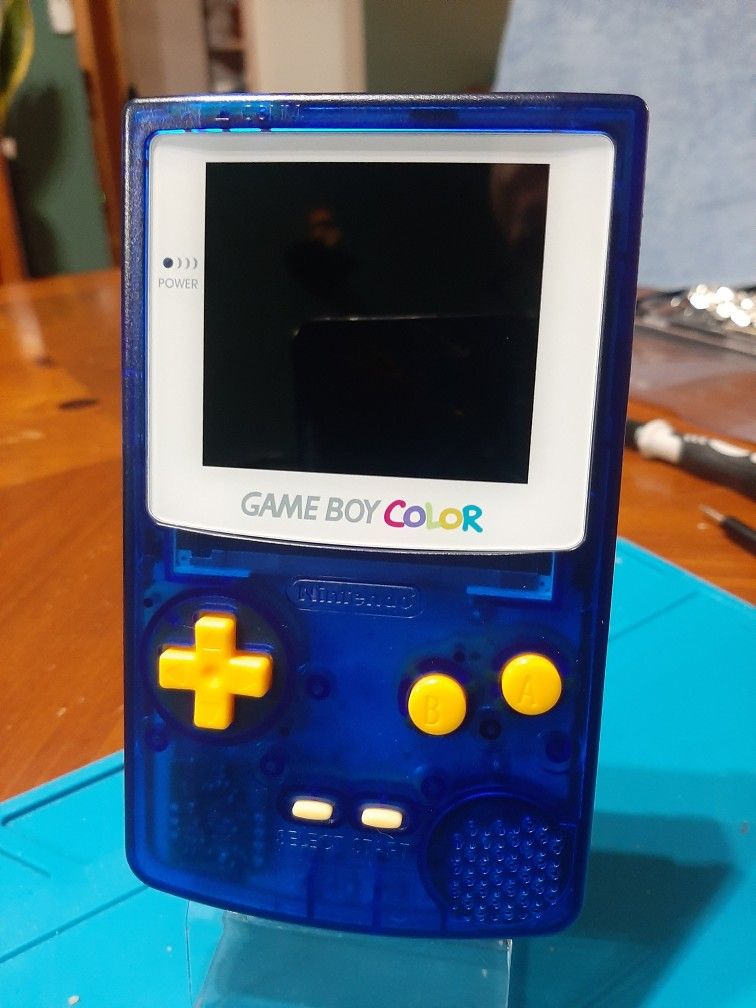 Gameboy Color - Blue/Yellow - IPS Screen