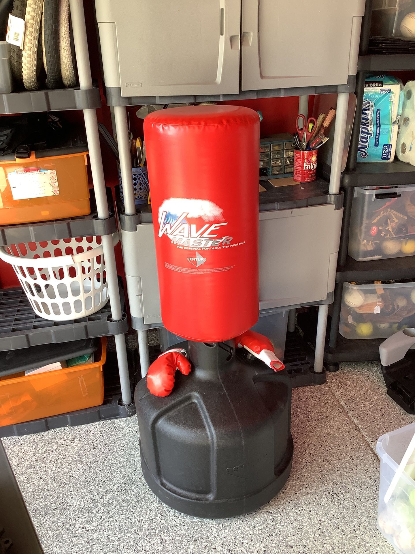 Wave Master punching bag martial arts, kick boxing, boxing