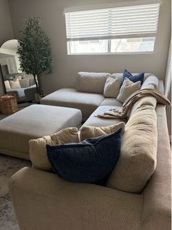 Beige Sectional modular sofa for sale