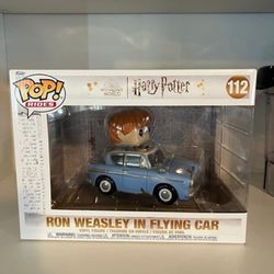 Ron Weasley Flying Car Funko Pop Rides #112 Harry Potter Chamber Secrets Ford