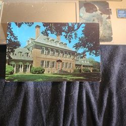 Vintage Carter's Grove Plantation Postcard 