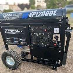 DUROMAX 12,000-Watt/9,500-Watt 457 cc Electric Start Gas Portable Home...