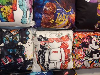 Custom Pillows, Kaws, LV, JORDANS, LAKERS, BEAR BRICKS, SUPREME, POKEMON  for Sale in Lakewood, CA - OfferUp