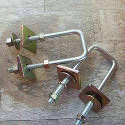 U- bolts...Brackets and anchors,