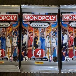 NBA MONOPOLY PRIZM 2024-25 NBA CARDS