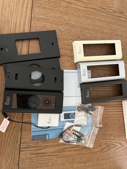 Ring Video Doorbell Pro (Used) with Faceplate Bundle & Pro Power Kit
