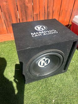 Memphis Audio 12” Subwoofer w/ Box