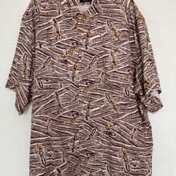 RRL Ralph Lauren Double RL Men's Hawaiian Shirt XXL Surfer Aloha