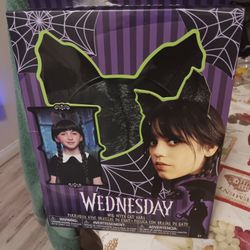 Wednesday Wig With Cat Ears