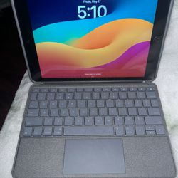 Apple iPad 8th generation with Logitech combo keyboard case with trackpad