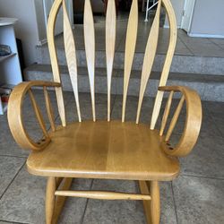 Rocking Chair,  Solid Wood
