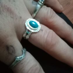 925 Silver Turquoise Ring