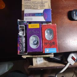 Color Contacts Bat Man Baby Blue Etc