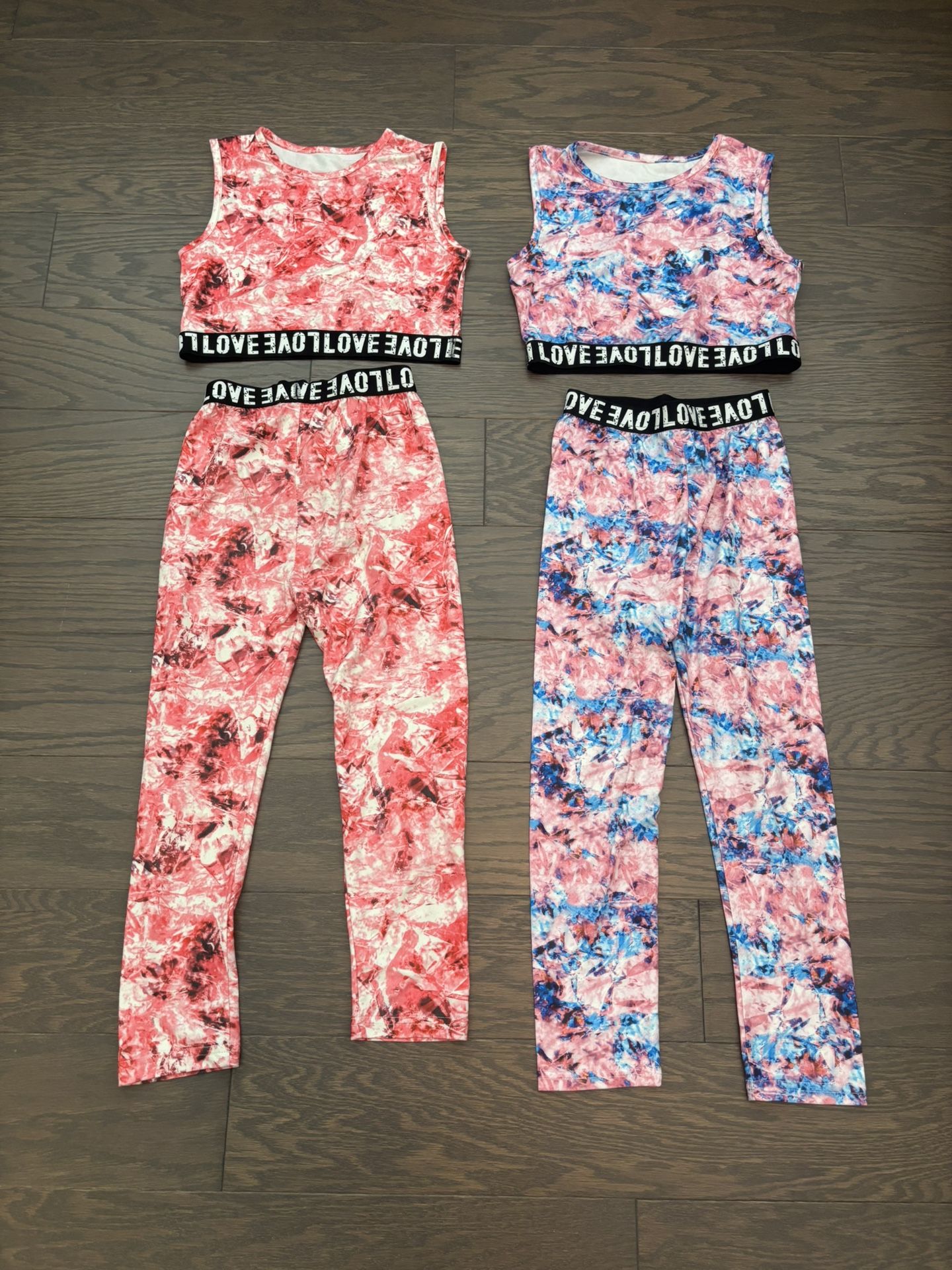 Girl’s workout clothes lot, size 7 (130)