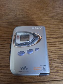 Sony Walkman WM-FX290 Digital Tuning TV/Weather FM/AM Cassette, Tested & Working