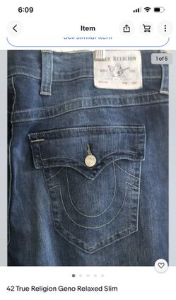 True Religion 42 Geno Jean