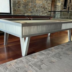 Mitchell Venice Luxury Pool Table With Matching Wall Rack
