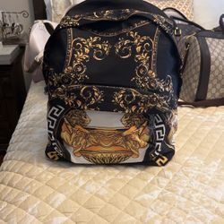 Black And Gold Backpack