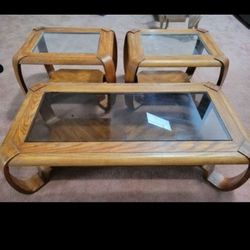 Coffee Table w/ 2 End Tables 