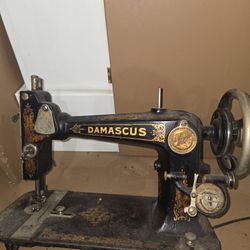 Antique Damascus Grand Rotary Sewing Machine