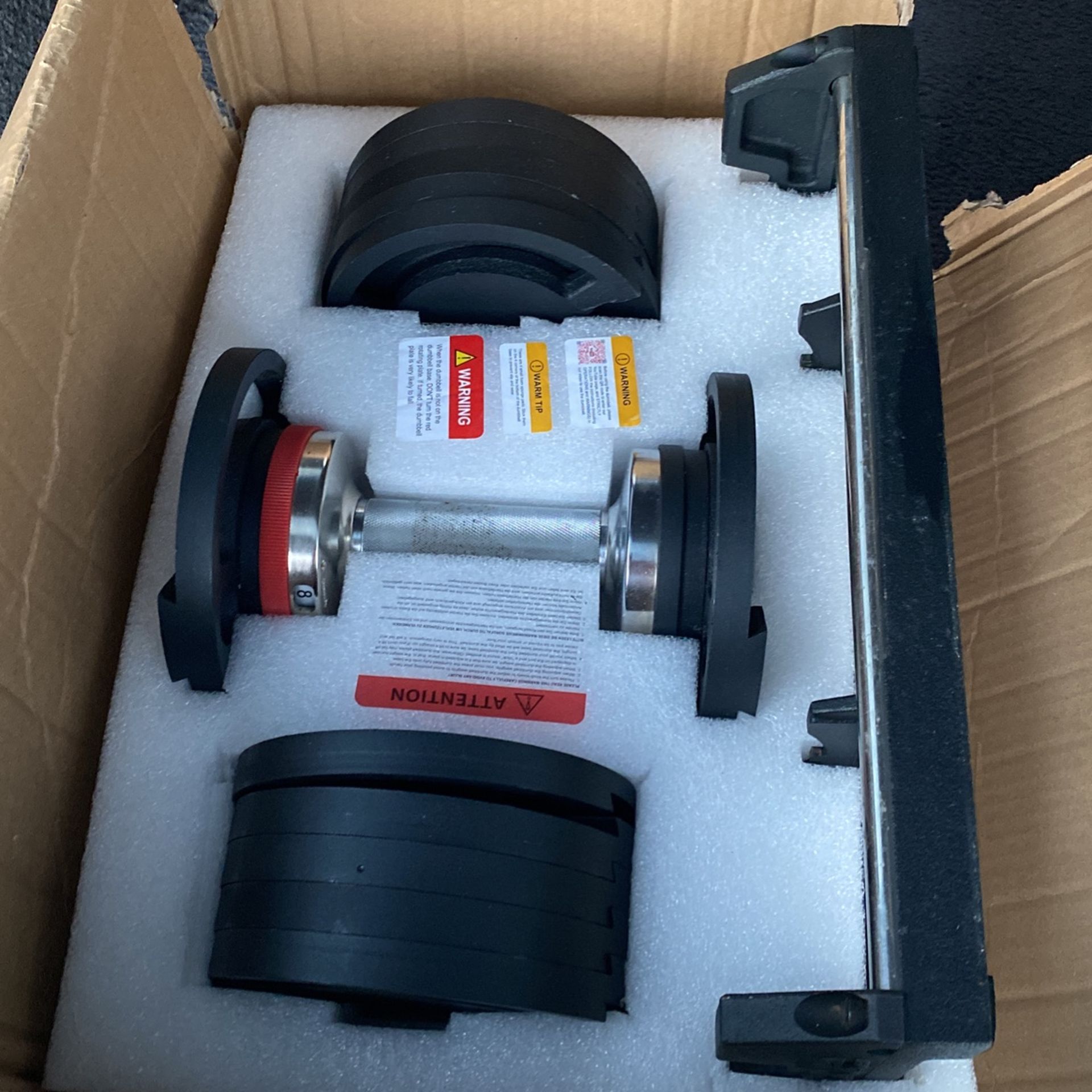Snode AD50 Adjustable Dumbbell 65 Lbs 18”