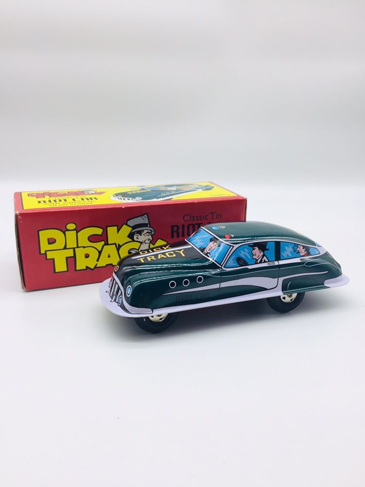 Dick Tracy Friction Tin Toy Riot Car (new in the original box)