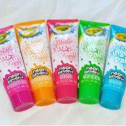 Kids Crayola Neon Bright Bathtub Finger Paint Soap