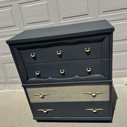 Beautiful Refinished Solid Wood Dresser 