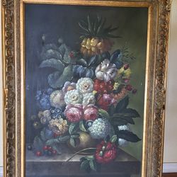 Large Floral Painting 