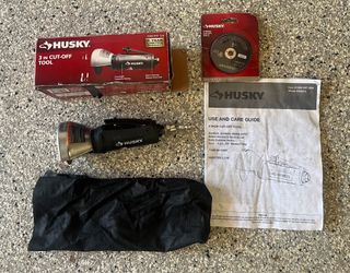 Husky 3” cutoff tool H4210 with manual and cutting discs