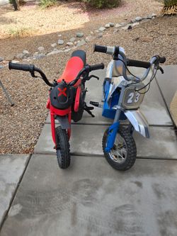2 kids electric dirt bikes