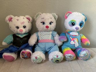 Lot of Build a Bears Disney Frozen Elsa Princess Unicorn