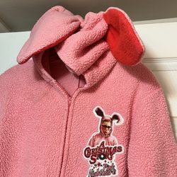 A Christmas Story Bunny, One Piece Pajama Front Zip Small/Medium