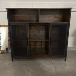 Vintage Wine Bar Cabinet