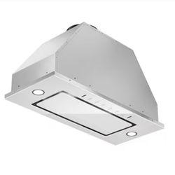 VIKIO 36 inch Convertible 900-CFM Recirculating White and stainless steel Insert Under Cabinet