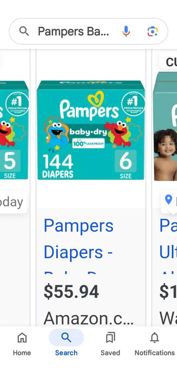PAMPERS Baby Dry Diapers