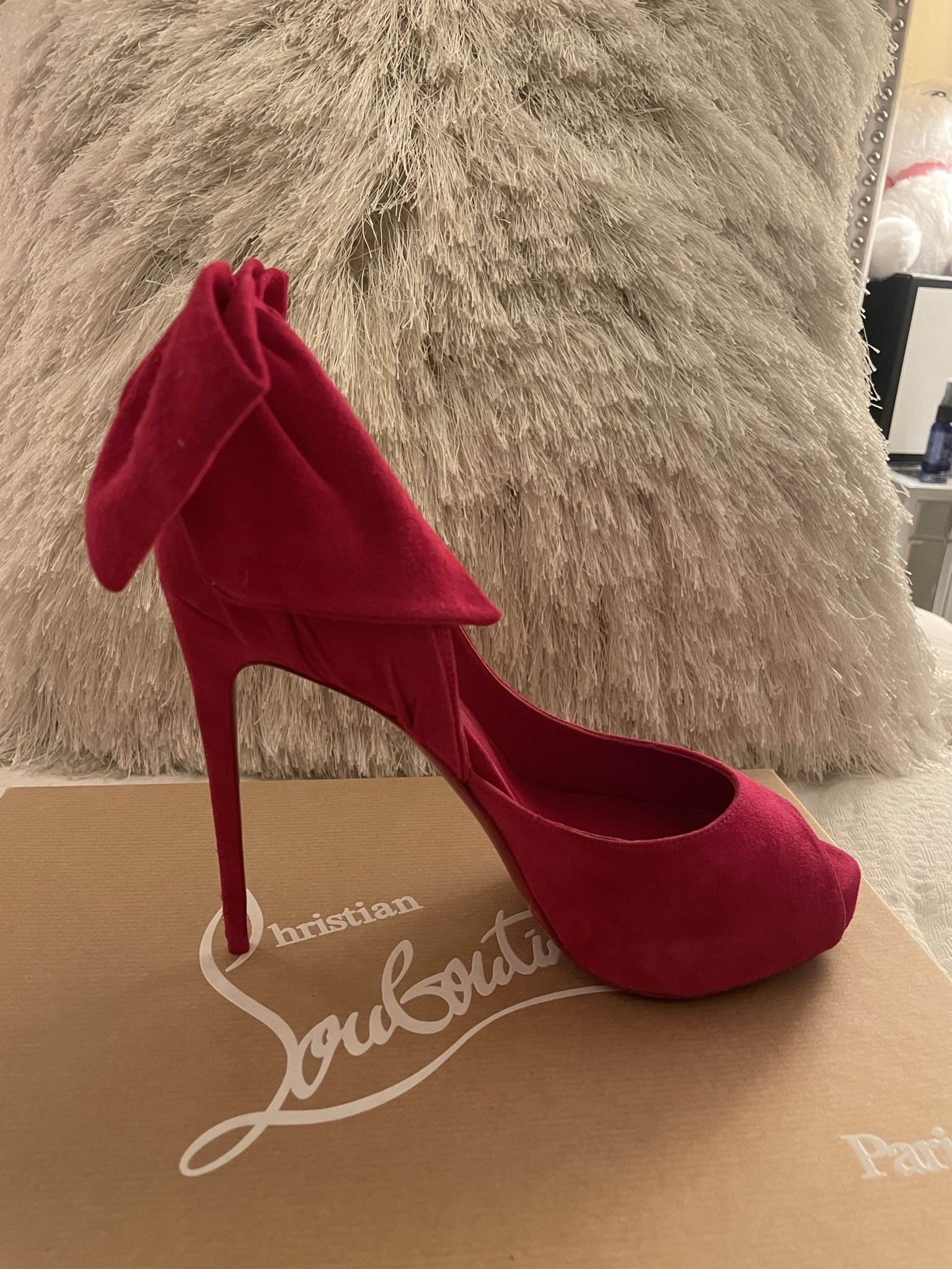 Pink Louboutin Heels