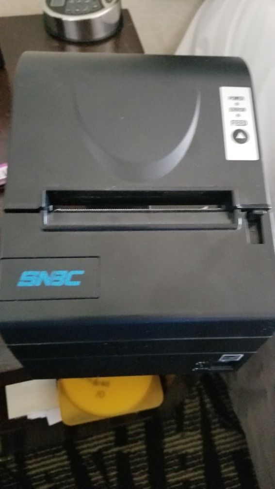 New Snbc thermal reciept printer / and secureram safe lock system $65