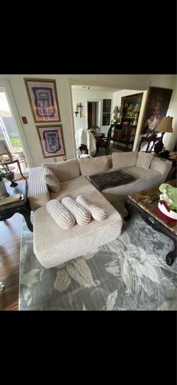 Clean sectional sofa