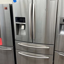 SAMSUNG STAINLESS STEEL FRENCH DOOR REFRIGERATOR 