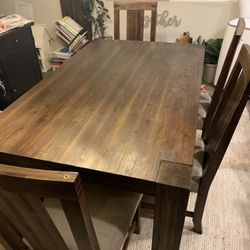 4 high back Dining chairs